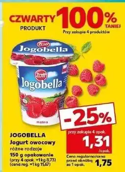 Kaufland Jogurt malina Zott Jogobella oferta
