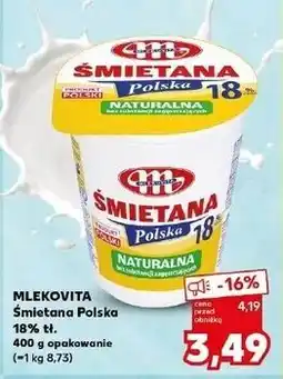 Kaufland Śmietana 18% Mlekovita oferta