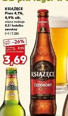 Kaufland Piwo Książęce Czerwony Lager oferta