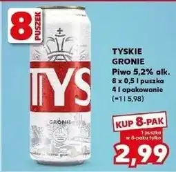 Kaufland Piwo Tyskie Gronie oferta