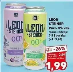 Kaufland Piwo Leon Steiner Blueberry oferta