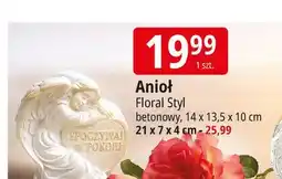 E.Leclerc Anioł betownowy 21 x 7 4 cm Floral Styl oferta