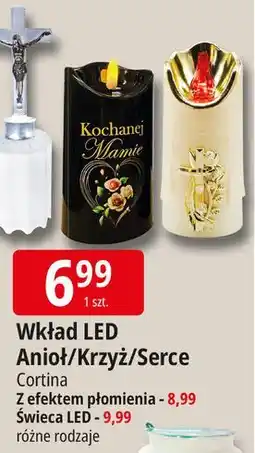 E.Leclerc Wkład do znicza świeca led Cortina oferta