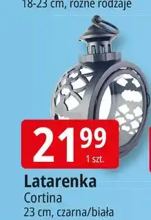 E.Leclerc Latarenka 23 cm biała Cortina oferta