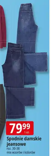 E.Leclerc Spodnie damskie jeansowe rozm. 30-38 oferta