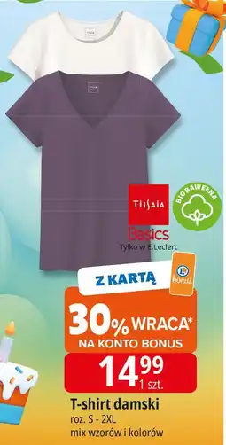 E.Leclerc T-shirt damski s-2xl oferta