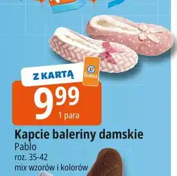 E.Leclerc Kapcie baleriny damskie 35-42 Pablo oferta
