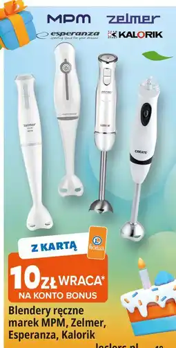 E.Leclerc Blender ręczny Kalorik oferta