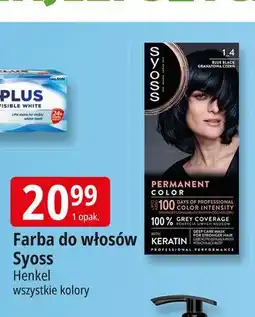 E.Leclerc Farba do włosów 1-4 granatowa czerń Syoss Professional Performance oferta