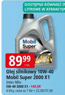 E.Leclerc Olej silnikowy 5w-40 Mobil Super 3000 oferta