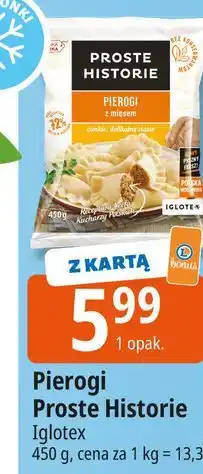 E.Leclerc Pierogi z mięsem Iglotex Proste Historie oferta