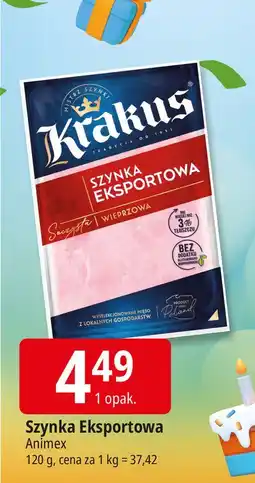 E.Leclerc Szynka eksportowa Krakus Animex oferta
