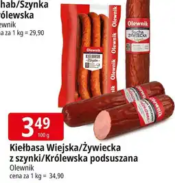 E.Leclerc Kiełbasa królewska podsuszana Olewnik oferta