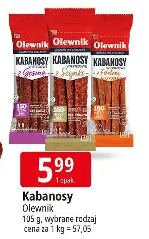 E.Leclerc Kabanosy z filetem kurczaka Olewnik oferta