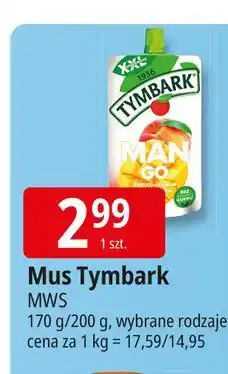 E.Leclerc Mus mango-jabłko-banan-brzoskwinia Tymbark oferta