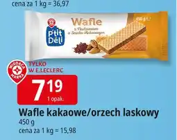 E.Leclerc Wafle orzech laskowy Wiodąca Marka P'tit Deli oferta