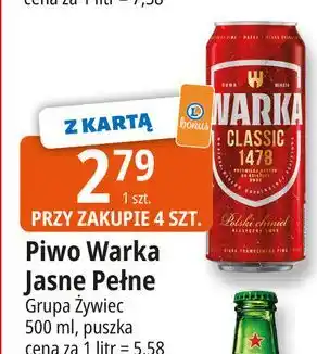 E.Leclerc Piwo Warka oferta