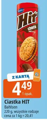 E.Leclerc Ciastka czekoladowe Hit oferta