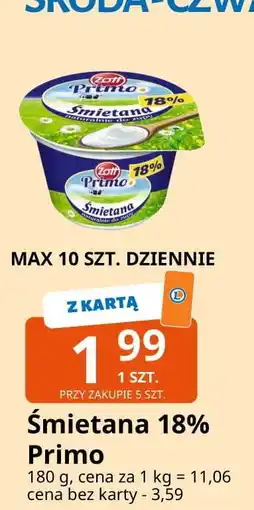 E.Leclerc Śmietana 18% Zott Primo oferta