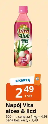 E.Leclerc Napój aloesowy lychee Vita Aloe oferta