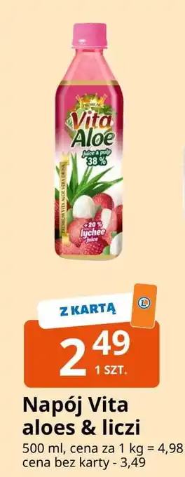 E.Leclerc Napój aloesowy lychee Vita Aloe oferta