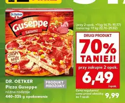 Kaufland Pizza mrożona Dr. Oetker Pizza Guseppe Salami oferta