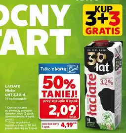 Kaufland Mleko UHT Łaciate 3.2% oferta