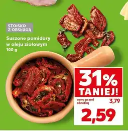Kaufland Suszone pomidory w oleju ziołowym Kaufland oferta