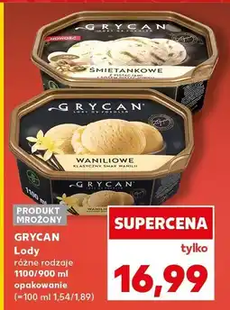 Kaufland Lody różne rodzaje Grycan oferta