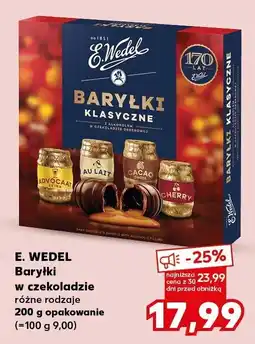 Kaufland Czekoladki E.Wedel Baryłki oferta