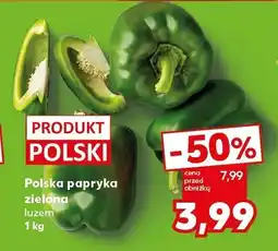 Kaufland Papryka zielona Kaufland oferta