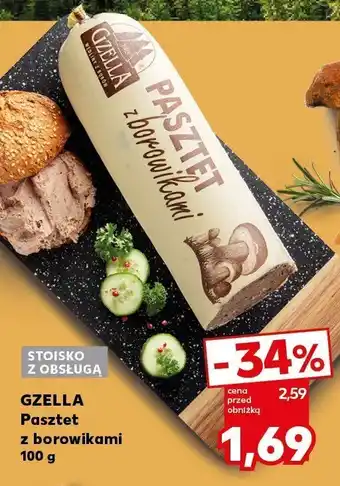 Kaufland Pasztet z borowików Gzella oferta