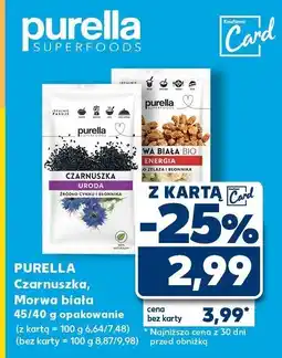 Kaufland Czarnuszka, morwa biała Purella oferta
