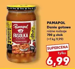 Kaufland Danie gotowe fasolka Pamapol oferta