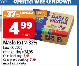 E.Leclerc Masło ekstra 82% Łowicz 1906 Łowickie oferta