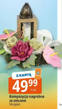 E.Leclerc Kompozycja nagrobna ze zniczem Skrzypiec oferta
