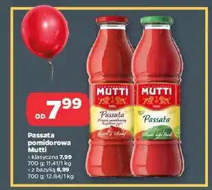 Netto Passata pomidorowa z bazylią Mutti oferta
