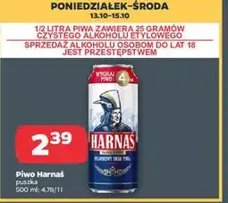 Netto Piwo Harnaś Jasne Pełne oferta