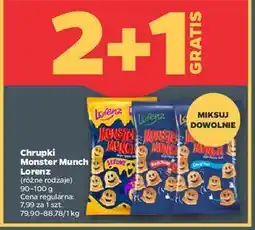 Netto Chrupki serowe Lorenz Monster Munch oferta