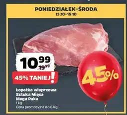 Netto Łopatka wieprzowa Sztuka Mięsa Netto oferta