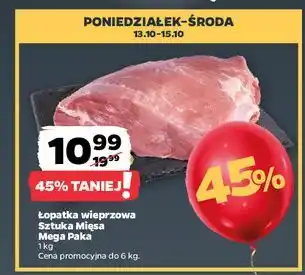 Netto Łopatka wieprzowa Sztuka Mięsa Netto oferta