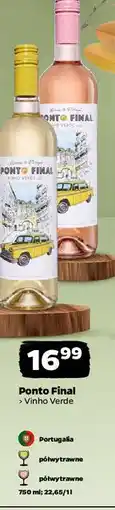 Netto Wino półwytrawne Ponto Final Vinho Verde oferta
