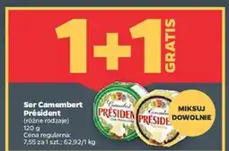 Netto Ser camembert naturalny President oferta