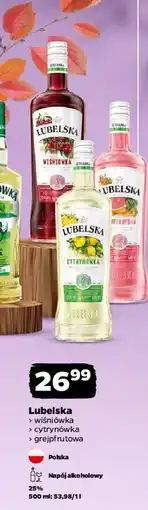 Netto Wódka Lubelska Grejpfrutowa oferta