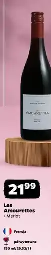 Netto Wino półwytrawne merlot Les Amourettes oferta