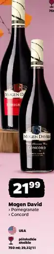 Netto Wino Mogen David Concord oferta
