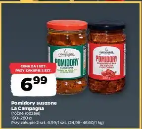 Netto Pomidory suszone na słońcu połówki La Campagna oferta