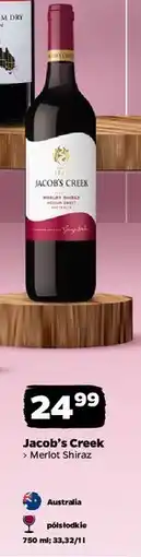 Netto Wino Jacob's Creek Merlot Shiraz oferta