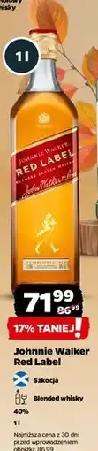 Netto Whisky Johnnie Walker Red Label oferta