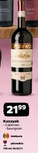 Netto Wino półsłodkie Kazayak Cabernet Sauvignon oferta